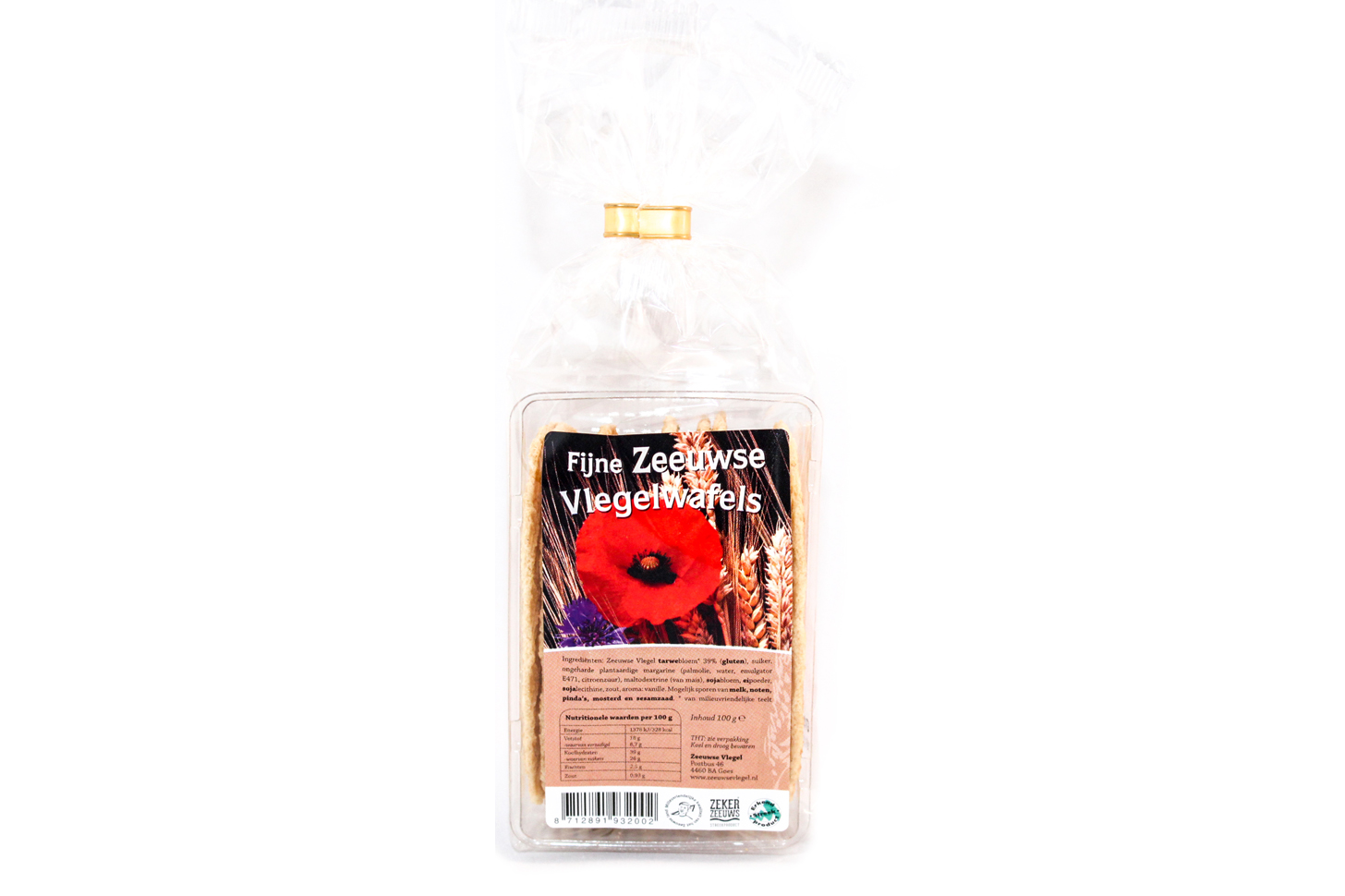Zeeuwse Fijne Vlegelwafeltjes